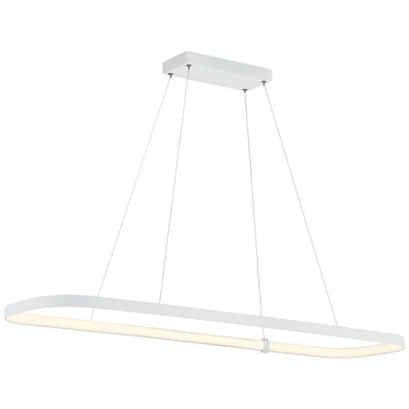Access Lighting Ravello, Dual Voltage LED Pendant, Matte White Finish, Acrylic Lens Acrylic 50948LEDD-MWH/ACR